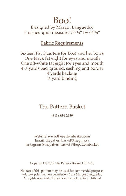 Boo! TPB 1910 Pattern Basket#1