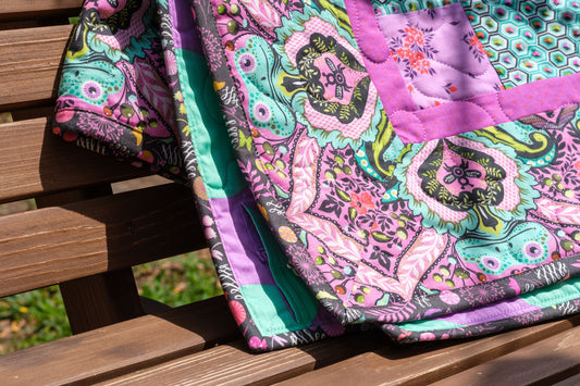 Dandelion Sweet Mint – Prince Charming Deja Vu by Tula Pink for FreeSpirit Fabrics