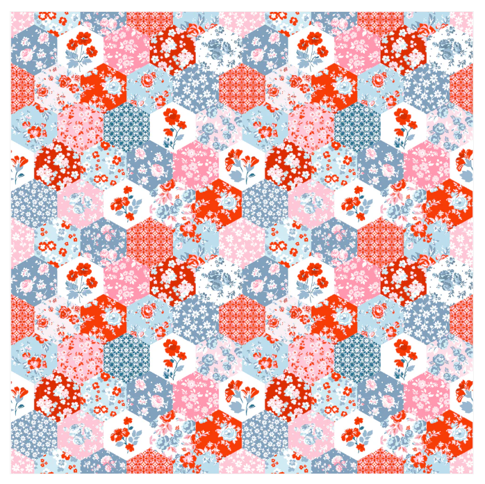 Elise Fat Quarter Bundle by Poppie Cotton-16 Precuts