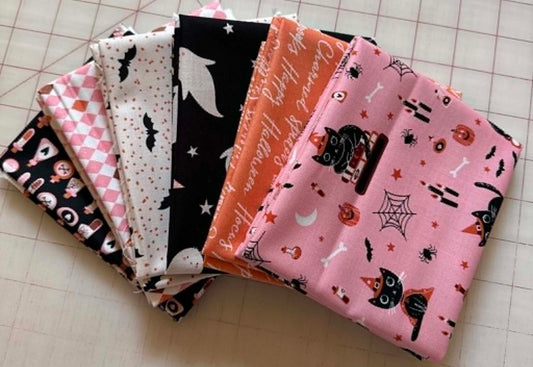 Purrs and Boos Fat Quarter 6 Piece Bundle