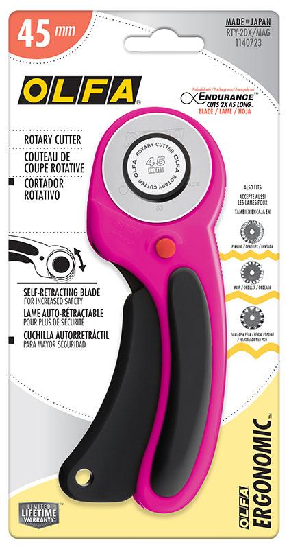 RTY-2DX 45MM Ergo Cuter Magenta 1140723 Olfa#1