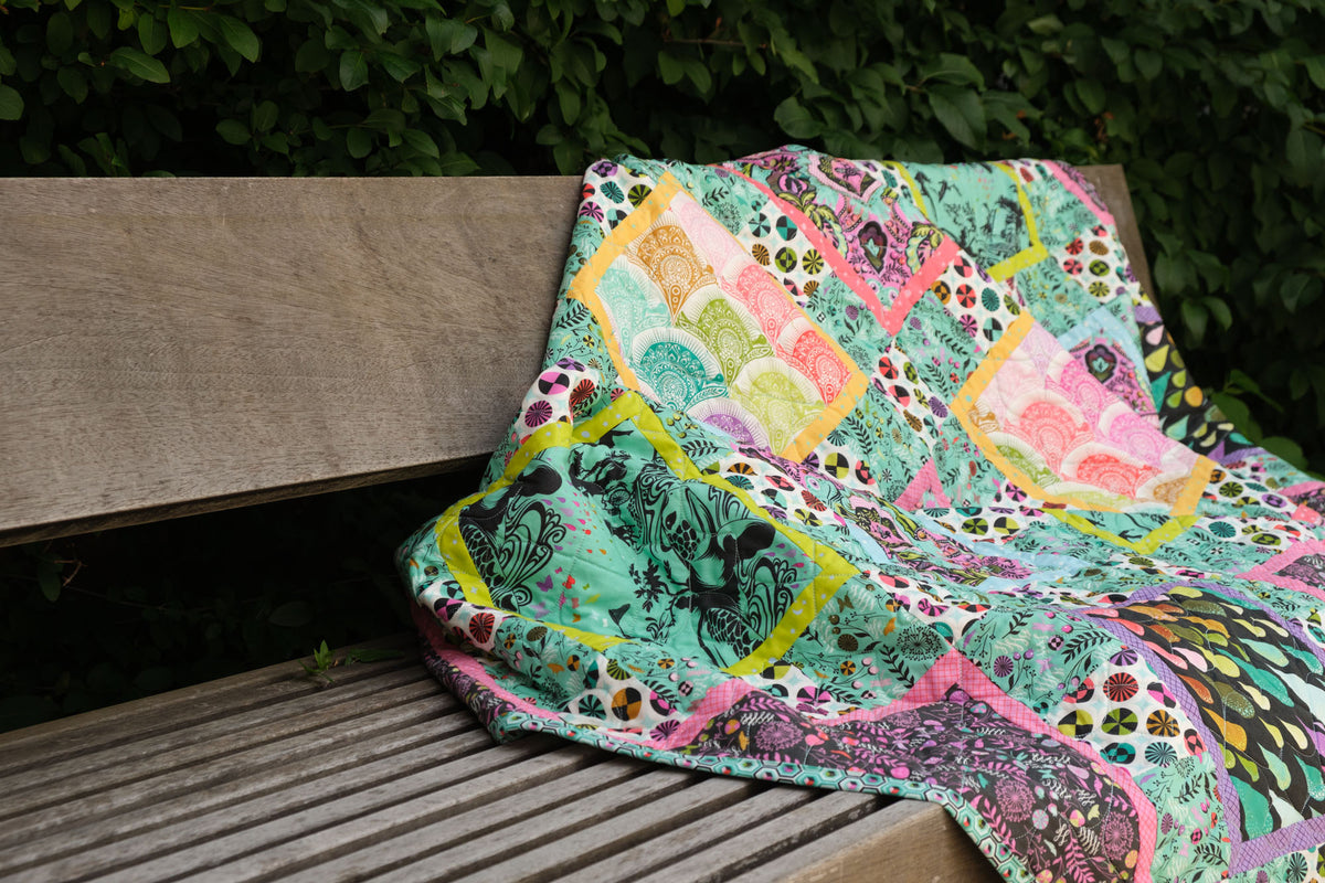 Snail Scallop Sugar Rush – Prince Charming Deja Vu by Tula Pink for FreeSpirit Fabrics